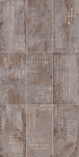 IL Cavallino Flatiron Deco Silver 61.5x121 - фото 1