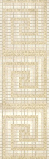 Crystal Marble Crema Marfil Greca 30x90 - фото 1