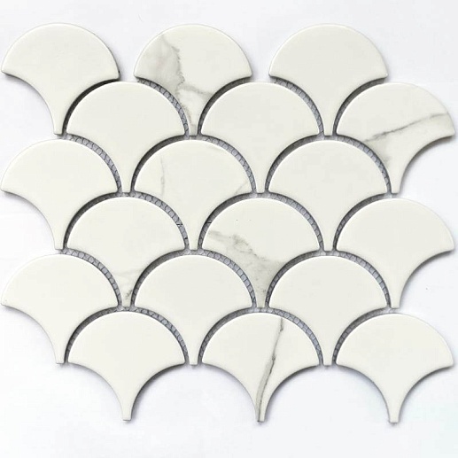 Mosaics Calacatta-scale 21.9x25.5 - фото 1