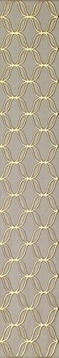 Ethereal Border L. Beige Parlak Glossy 10x60 - фото 1