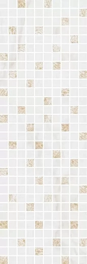 MM12112 Астория белый мозаичный 25x75 - фото 1