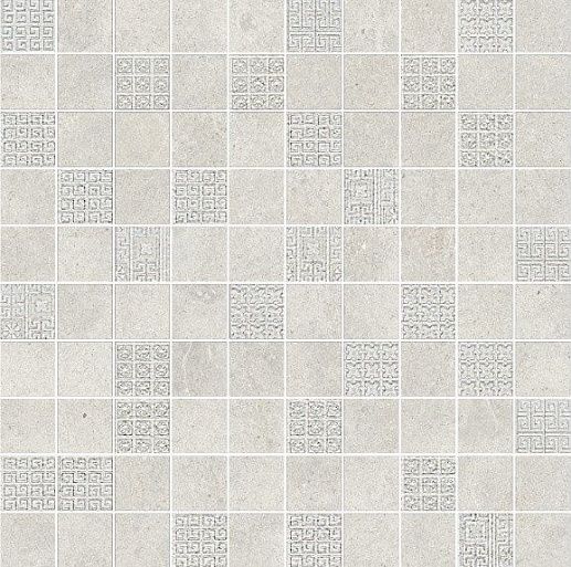Greek Mos.T100 Dec.Bianco 40x40 - фото 1