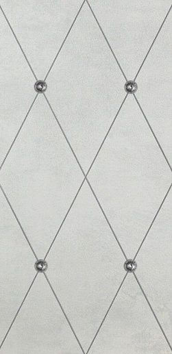 AD Maiora Rhombus Fregio Swarovsky Platino Perla 50x100 - фото 1