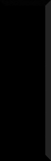 Monocolor Biselado Brillo Negro 10x30 - фото 1