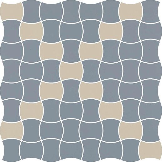 Modernizm Blue Mozaika Mix 30.86x30.86 - фото 1