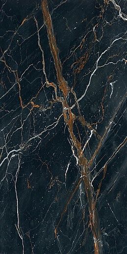 Porcesshine Vanity Black Super Polished 60x120 - фото 1