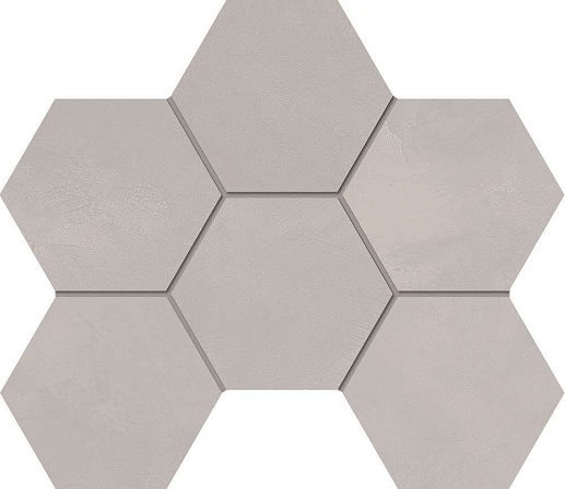 Graffito Light Grey Gf01 25x28.5 Hexagon Непол. - фото 1