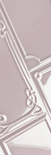 Art Deco Vector Frame E Lavender 12.5x25 - фото 1