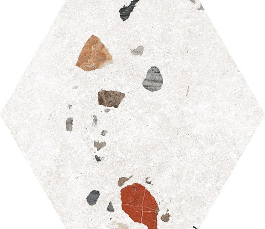 Sonar White Hexagonal 22x25 - фото 1