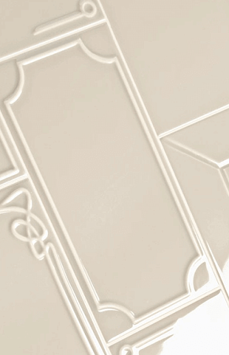 Art Deco Vector Frame B Beige 12.5x25 - фото 1