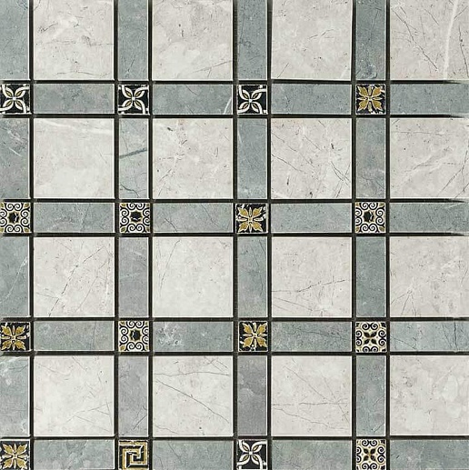 NovaBell Imperial Cassetone London Grey Lapp 30x30 - фото 1