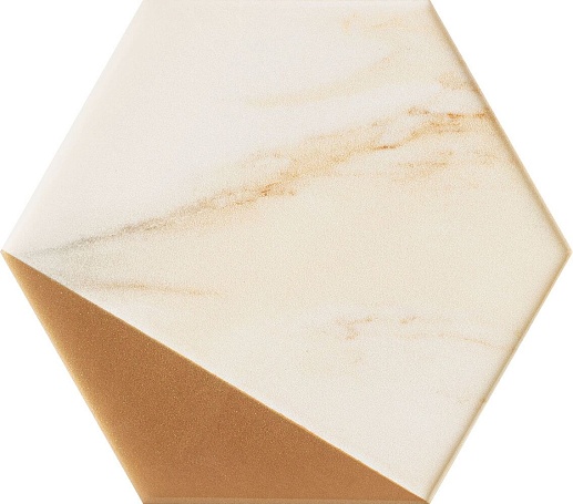 Flare Dekor Gold Hex 11x12.5 - фото 1