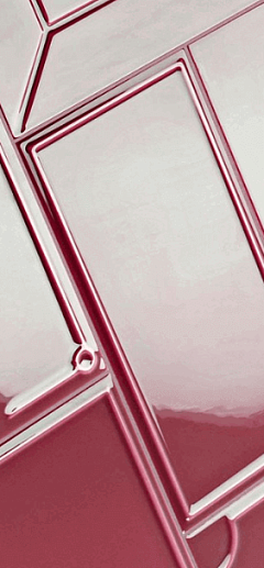 Art Deco Vector Frame A Burgundy 12.5x25 - фото 1