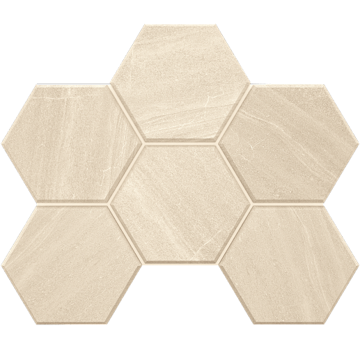 Gabbro White Hexagon 25x28.5 - фото 1