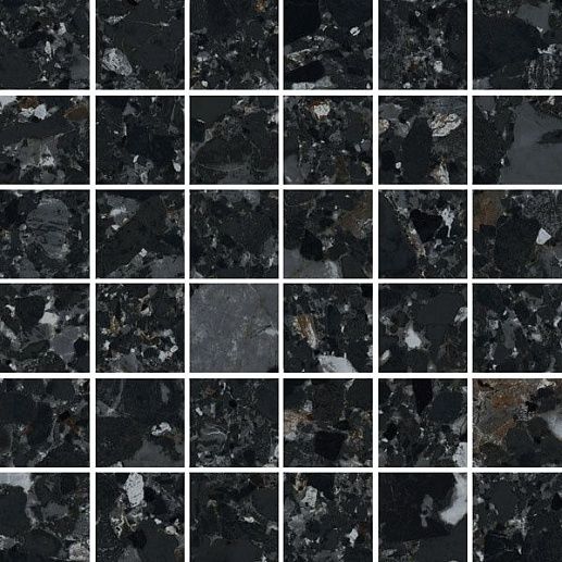 Chiaroscuro Deep Mosaico Su Rete 30x30 - фото 1