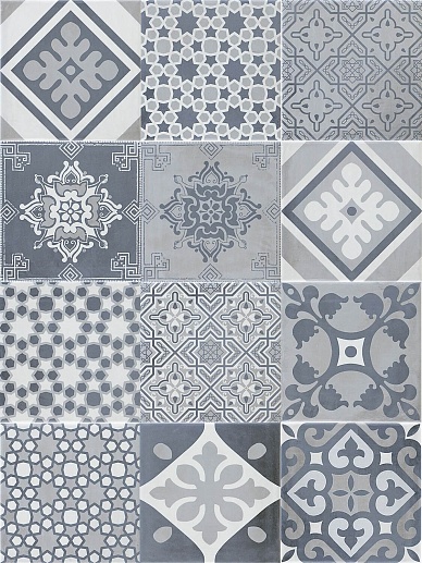 Jubilee Hex Lambeth/Sloane Cement Mix 22.3x22.3 - фото 1