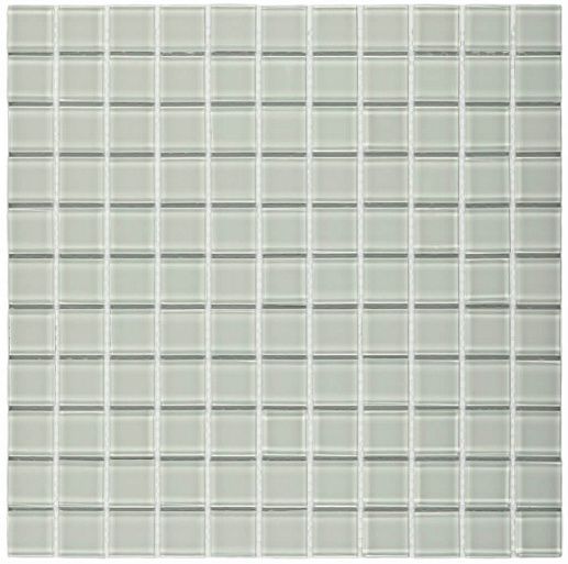 Mosaics White Glass 30x30 - фото 1