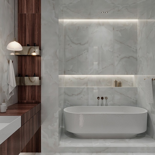 Arcadia Ceramica Onyx White Cloud 3