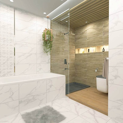 Kerlife Ceramicas Calacatta Bianco 3