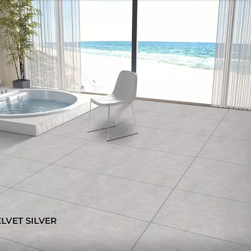 One Touch Gress Velvet Silver 1